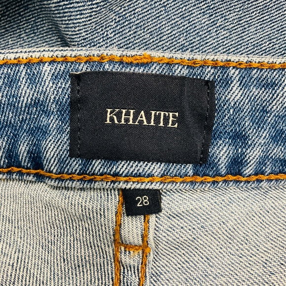KHAITE VINTAGE BLUE VIVIAN NEW BOOTCUT FLARE JEANS - Picture 4 of 4